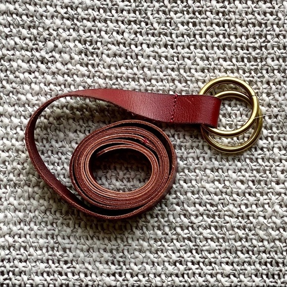 UO 100% Leather Belt - Picture 1 of 5
